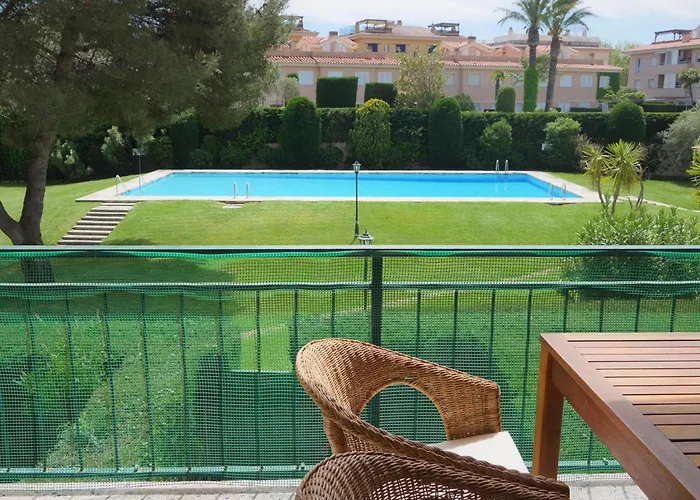 Comodo En S'agaro Con Terraza Y Piscina - Es-298-9 * Castell-Platja d'Aro